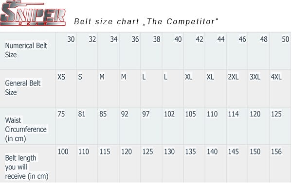 Sniper Gear Range Belt “The Competitor” - Image 5
