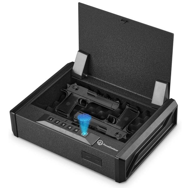 FocusOutdoor® Biometric Fingerprint 3-Way Access Gun Safe