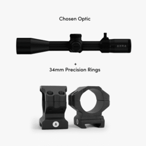 AKRA GENESIS X 5-25x56 FFP MRAD - Scope + 34mm Rings