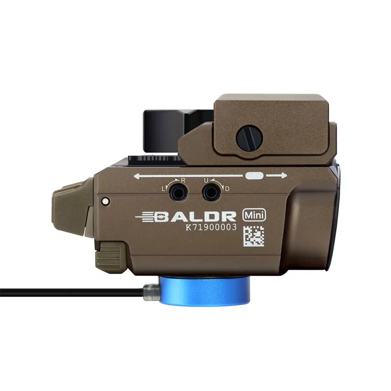 Olight Baldr Mini Tan 600 Lumen 130m Weapon Light - Image 3