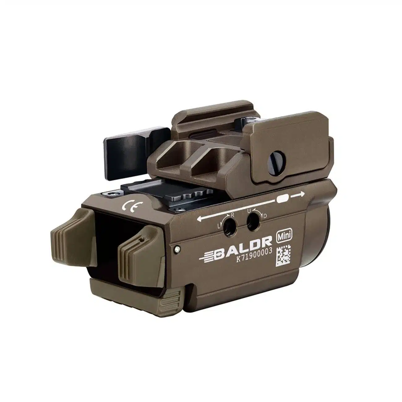 Olight Baldr Mini Tan 600 Lumen 130m Weapon Light - Image 5