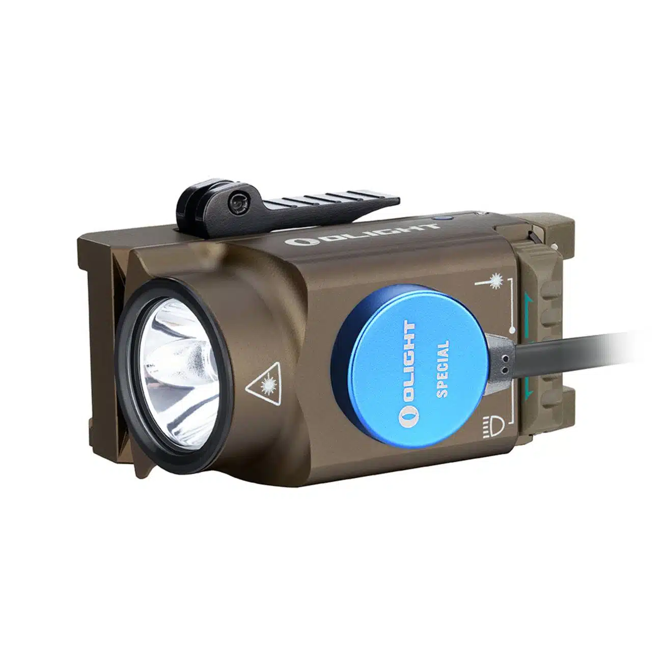 Olight Baldr Mini Tan 600 Lumen 130m Weapon Light - Image 10