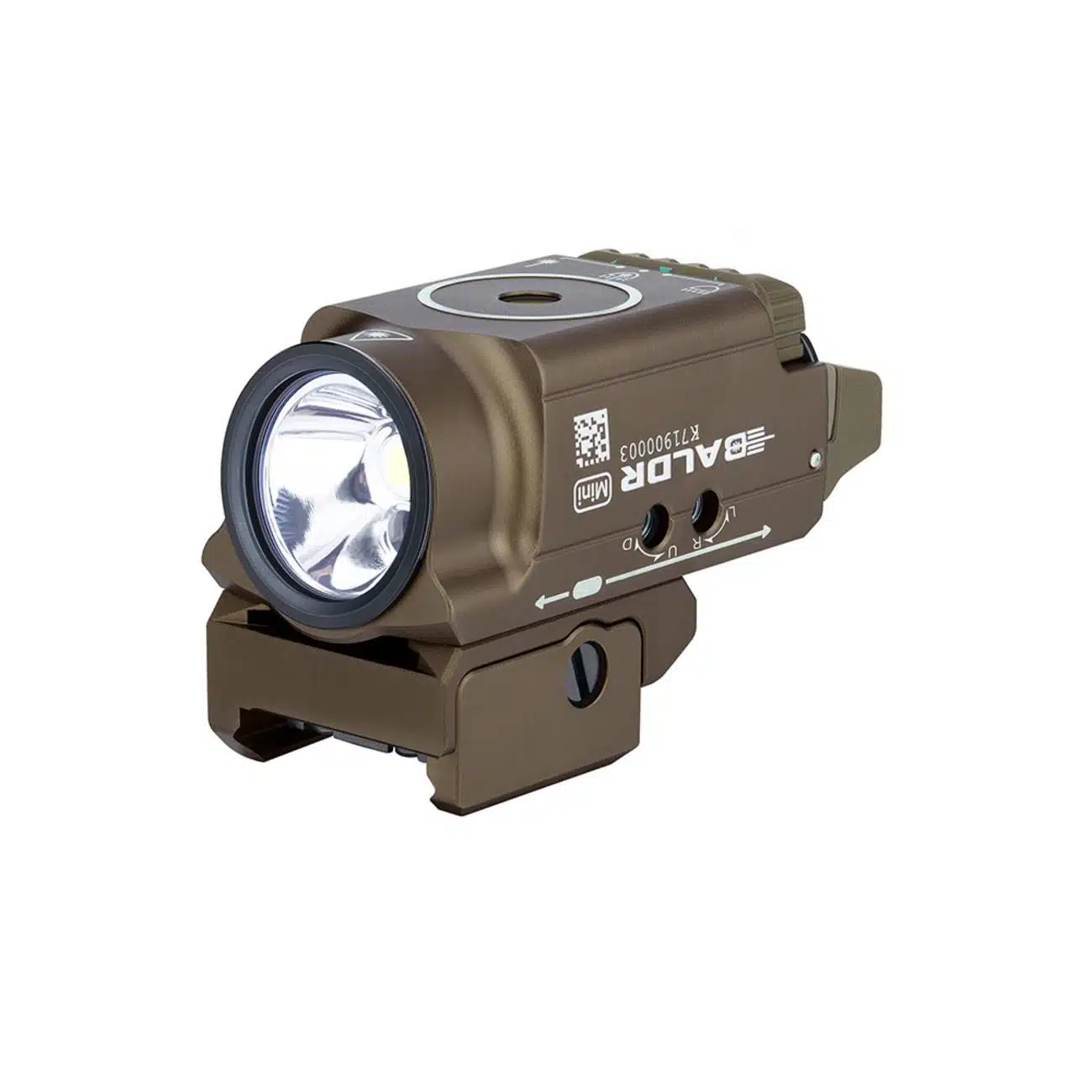 Olight Baldr Mini Tan 600 Lumen 130m Weapon Light - Image 11