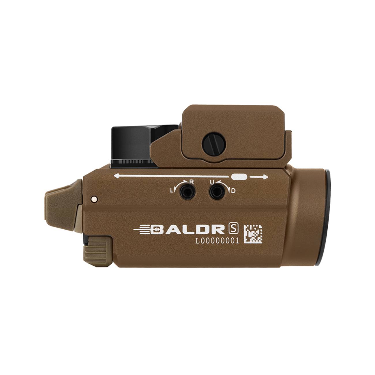 Olight Baldr S Desert Tan 800LM 130m Tactical Weapon Light - Image 3
