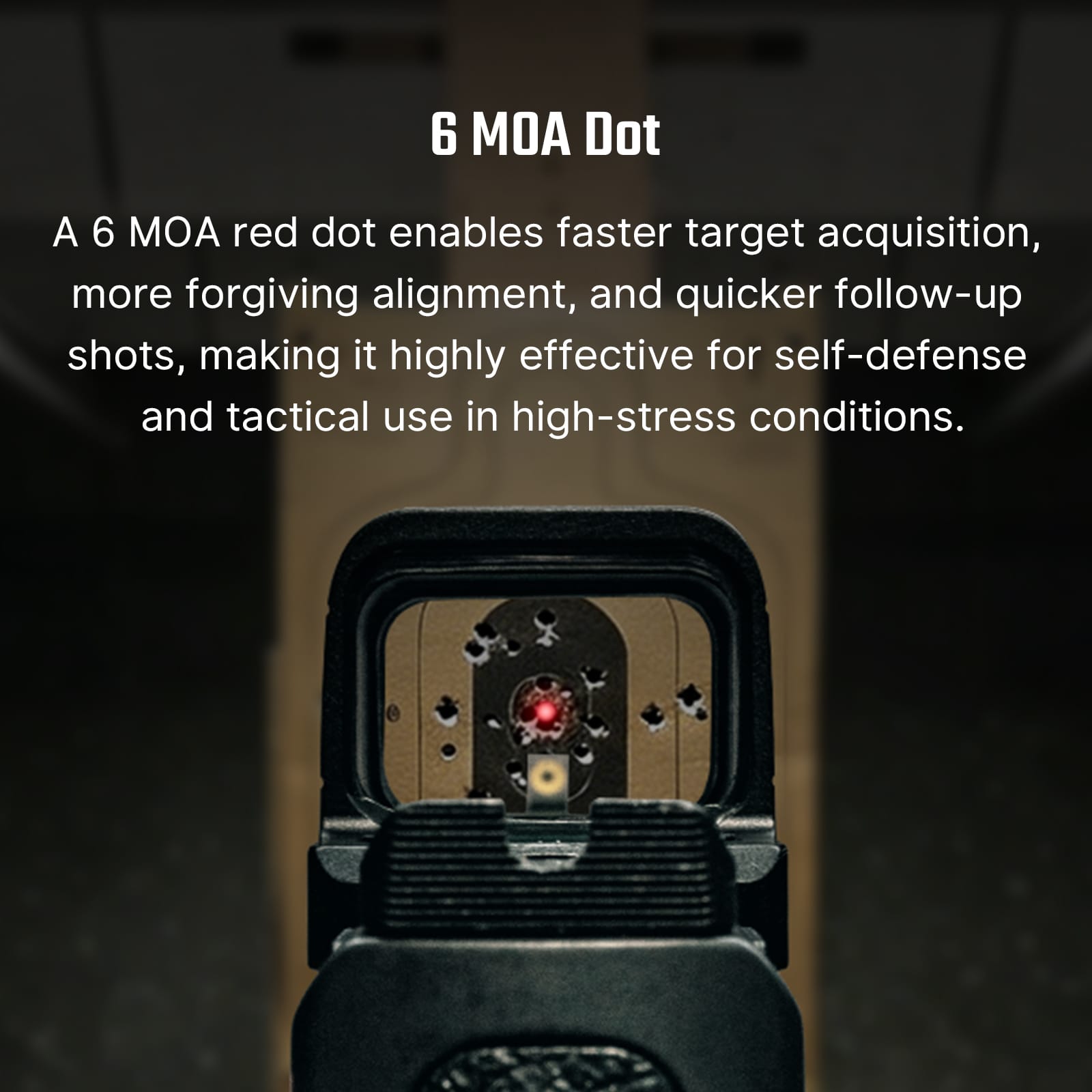 Olight Osight SE 6 MOA Enclosed Red Dot Optic with RMSc Footprint and Replaceable Battery - Image 9