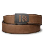 BROWN BUFFALO LEATHER GUN BELT 1.5" - KORE ESSENTIALS