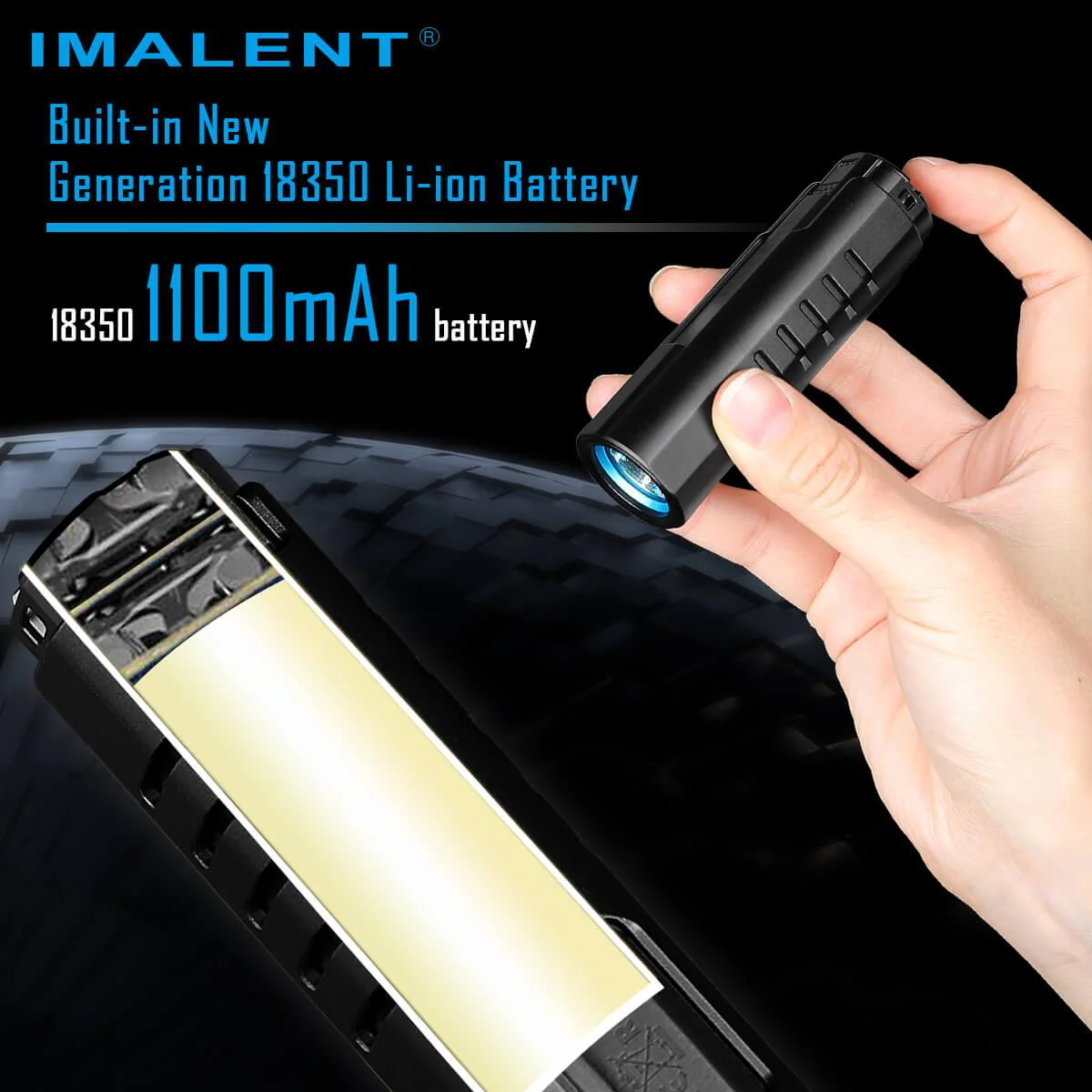 IMALENT LD70 4000 Lumens 203m Throw Rechargeable EDC Flashlight - Image 15
