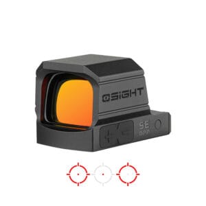 Olight Osight SE DPP Enclosed Red Dot Sight with Side-Loading Battery Multi-Reticle System