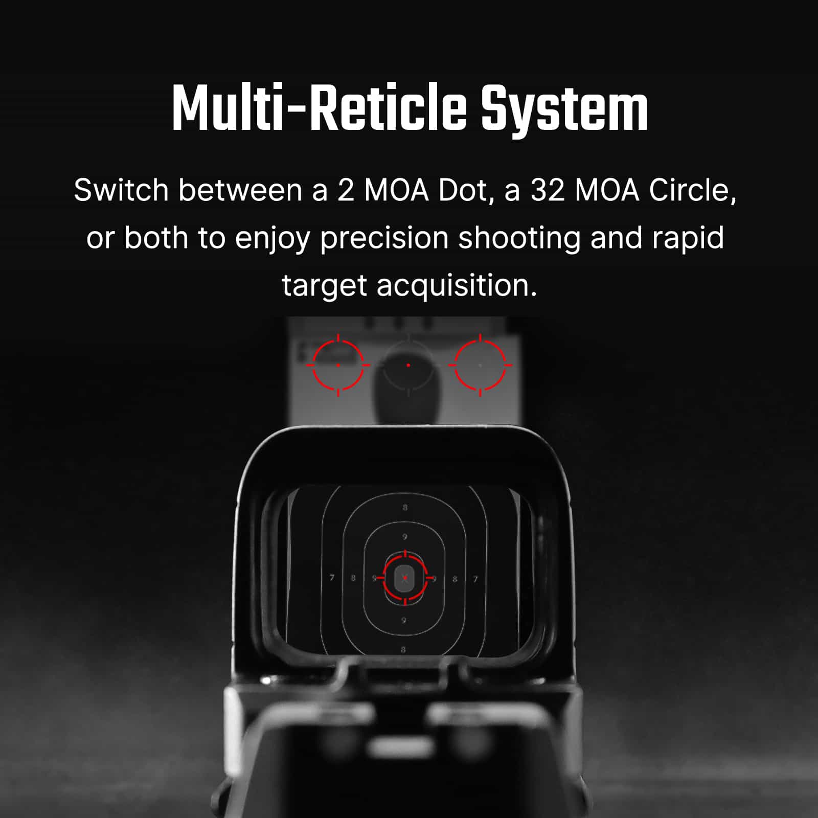 Olight Osight SE MRS Enclosed Red Dot Optic with RMSc Footprint and Replaceable Battery - Image 15