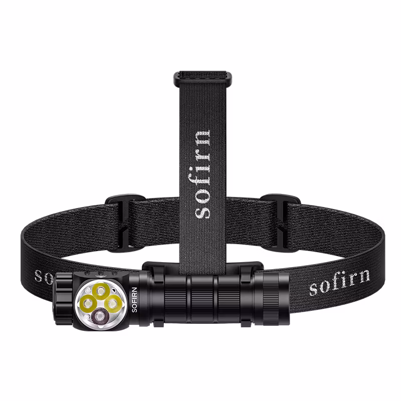 SOFIRN HS43 3200 Lumens Headlamp with Red Light – 184m Throw, 21700 5000mAh, Magnetic Rotary Switch
