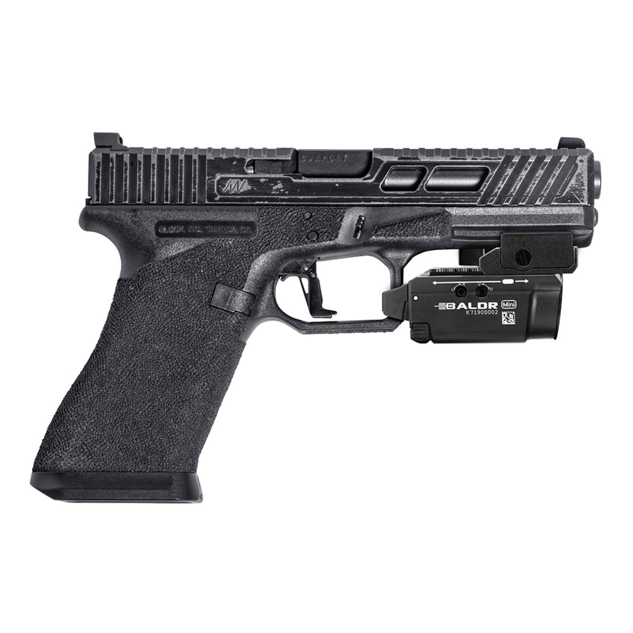 Olight Baldr Mini Black 600 Lumen 130m Weapon Light - Image 4