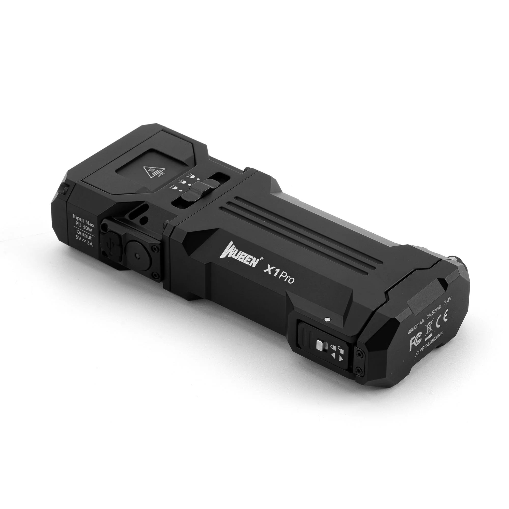 WUBEN X1 PRO 12300 Lumens EDC Flashlight with Dual Spotlight & Floodlight Modes – 2x 21700 Batteries - Image 14