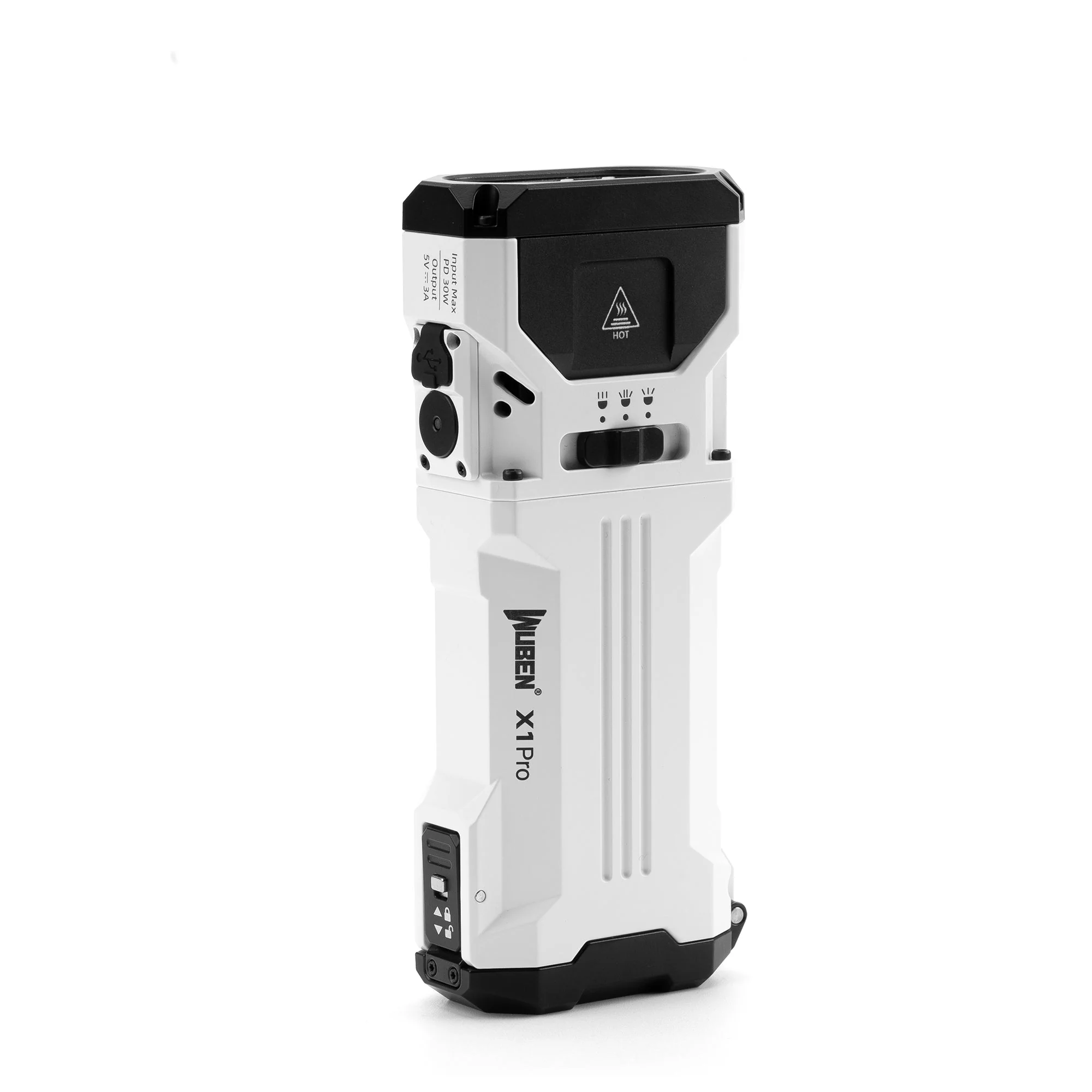 WUBEN X1 PRO 12300 Lumens EDC Flashlight with Dual Spotlight & Floodlight Modes – 2x 21700 Batteries - Image 7