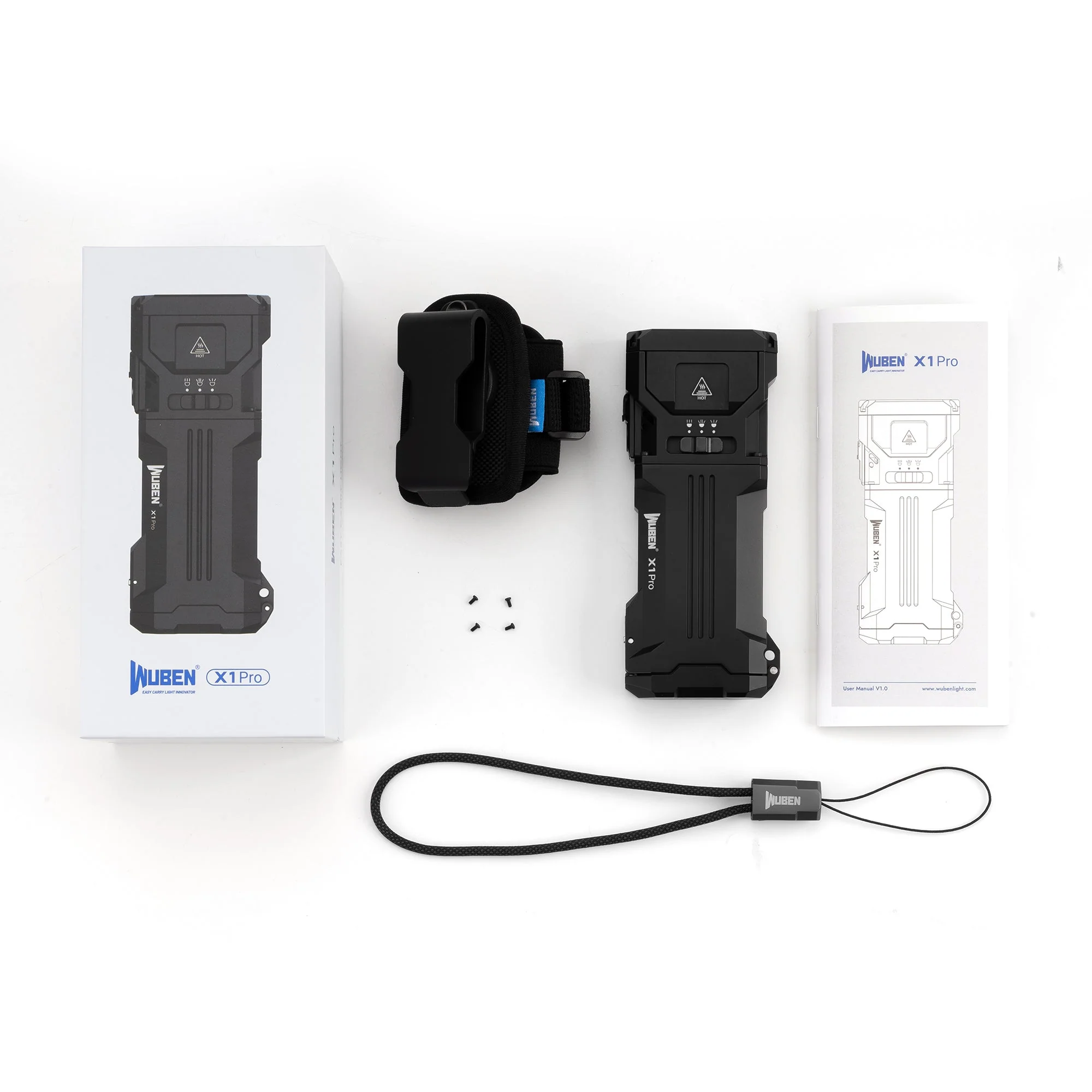WUBEN X1 PRO 12300 Lumens EDC Flashlight with Dual Spotlight & Floodlight Modes – 2x 21700 Batteries - Image 5