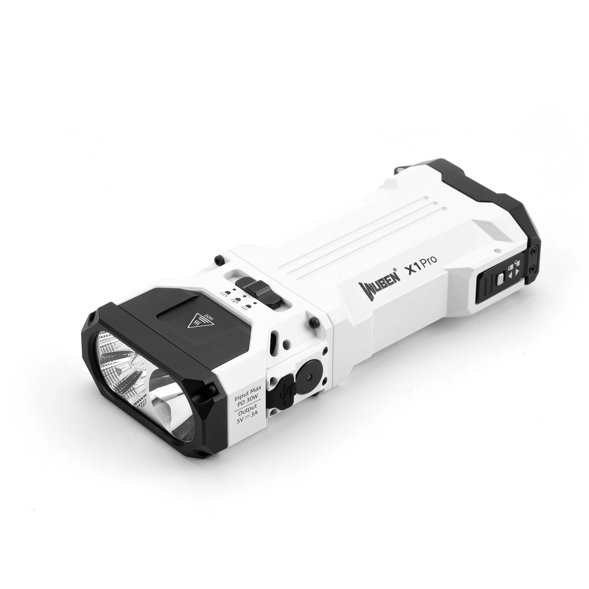 WUBEN X1 PRO 12300 Lumens EDC Flashlight with Dual Spotlight & Floodlight Modes – 2x 21700 Batteries - Image 12