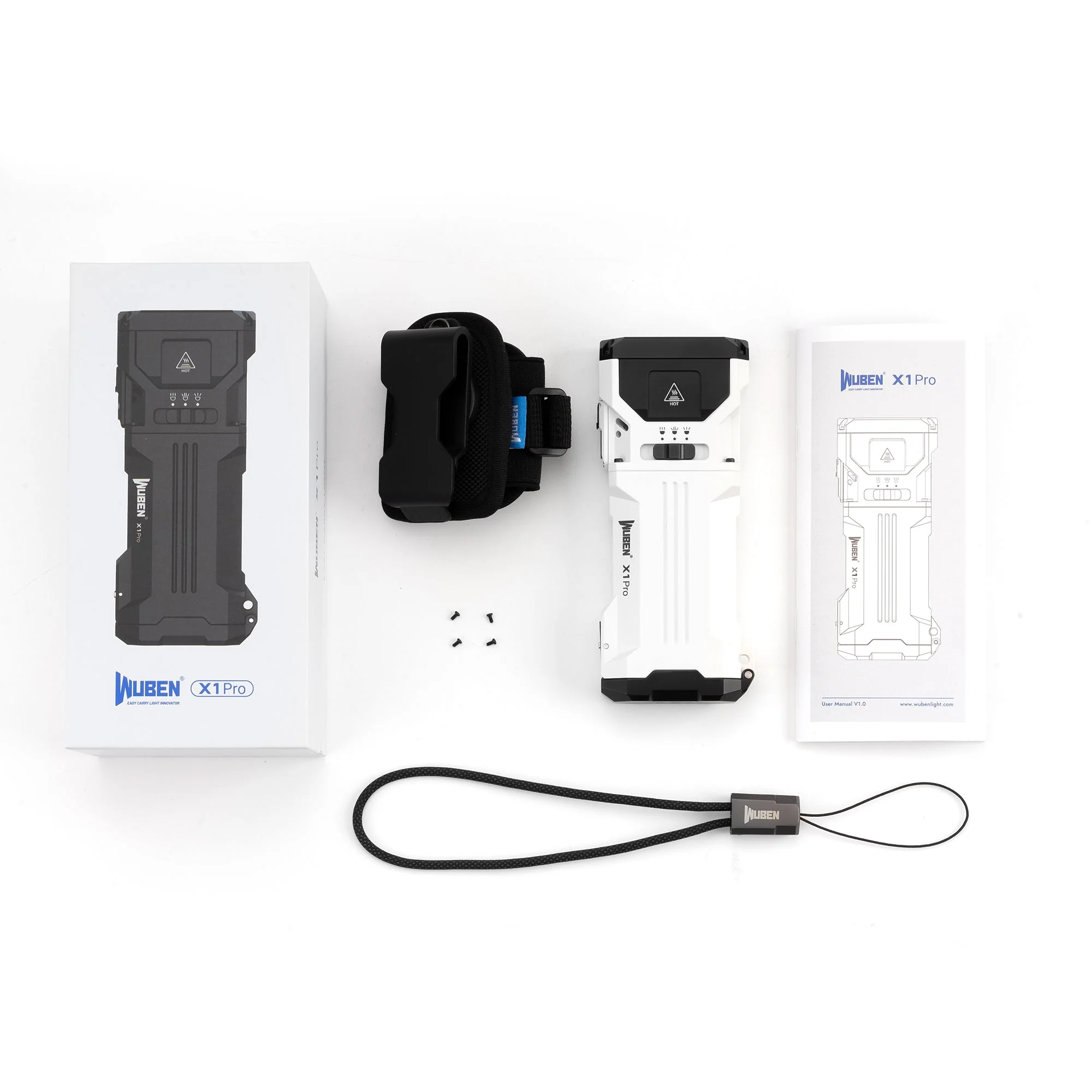 WUBEN X1 PRO 12300 Lumens EDC Flashlight with Dual Spotlight & Floodlight Modes – 2x 21700 Batteries - Image 4